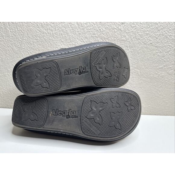 Alegria Paloma Floral Button Mary Jane Colorful Shoes Women's size 38 8 8.5 - Picture 15 of 16